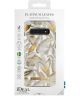 iDeal of Sweden Samsung Galaxy S10 Plus Fashion Hoesje Platinum Leaves