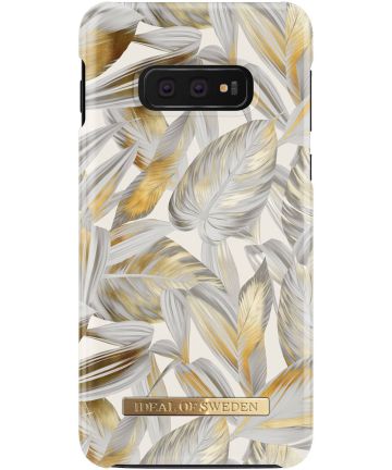 iDeal of Sweden Samsung Galaxy S10E Fashion Hoesje Platinum Leaves Hoesjes