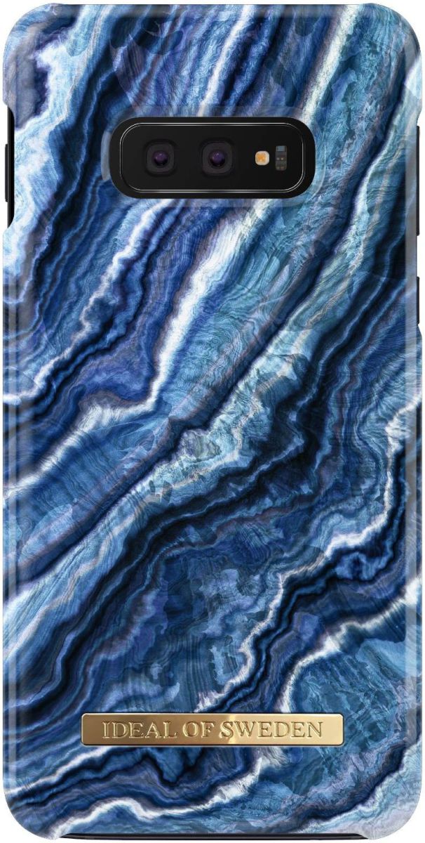 iDeal of Sweden Samsung Galaxy S10E Fashion Hoesje Indigo Swirl afbeelding 1