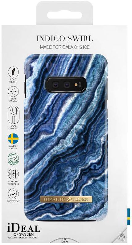 iDeal of Sweden Samsung Galaxy S10E Fashion Hoesje Indigo Swirl afbeelding 3