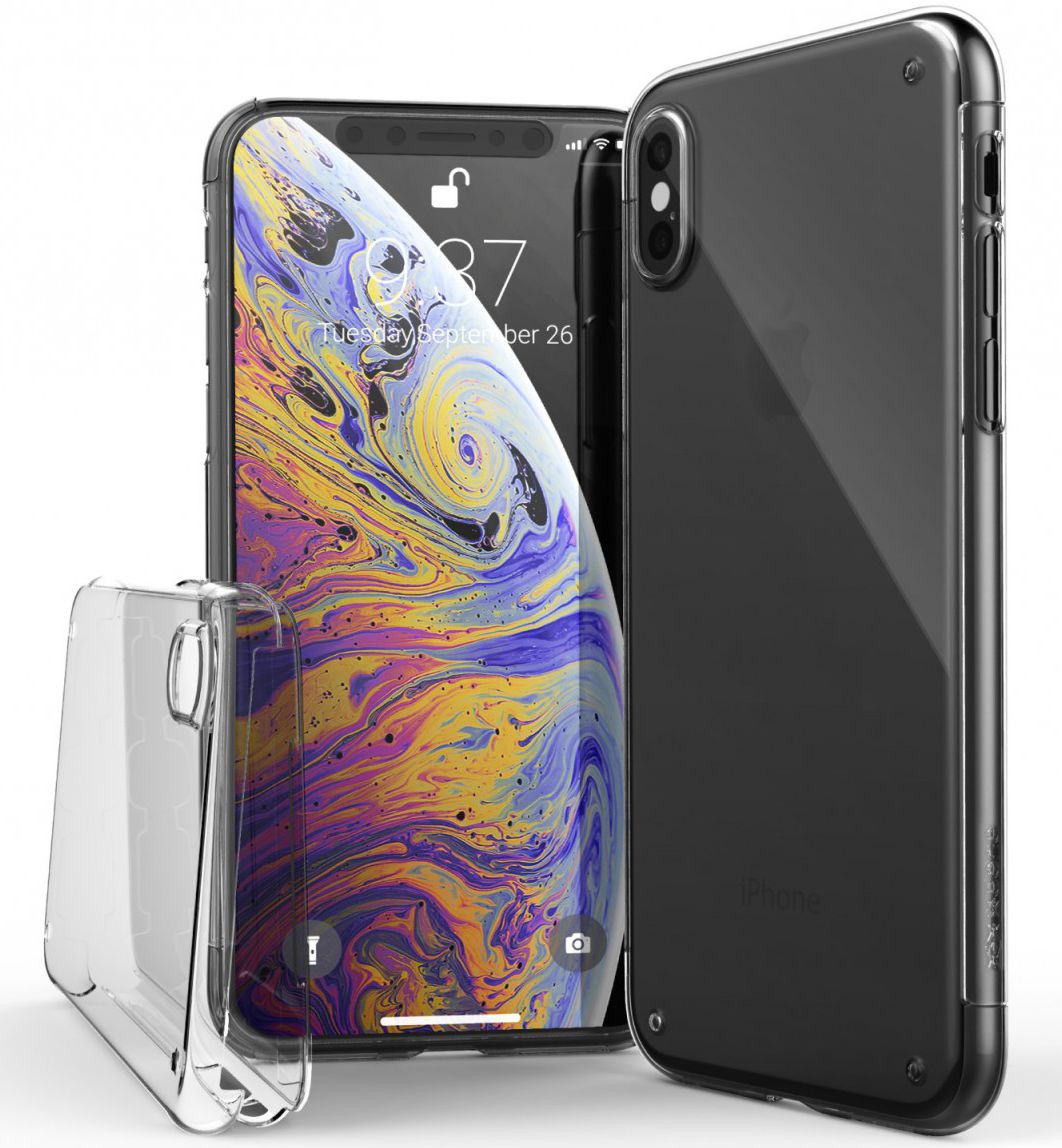 Raptic 360 hoesje Apple iPhone XS/X transparant afbeelding 1