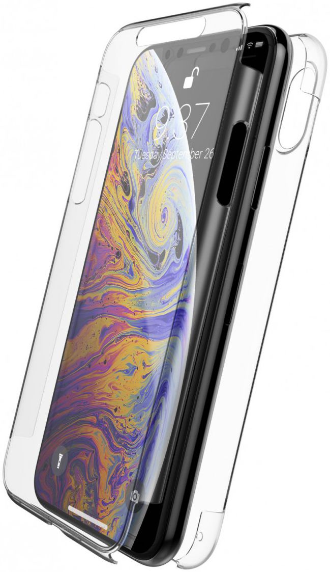 Raptic 360 hoesje Apple iPhone XS/X transparant afbeelding 2