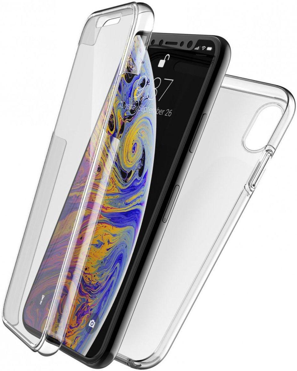 Raptic 360x Apple iPhone XS/X hoesje transparant afbeelding 1