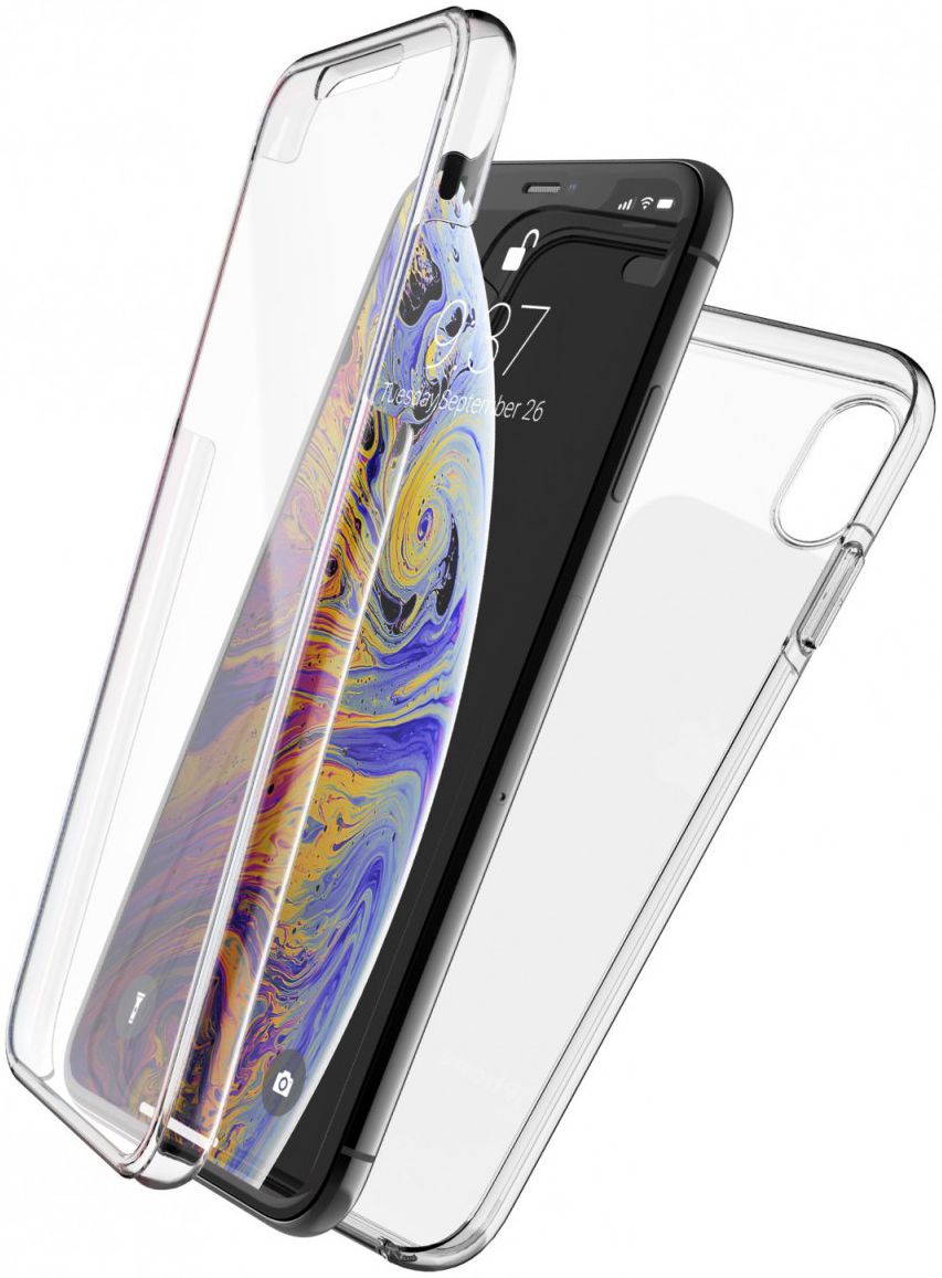 Raptic 360x Apple iPhone XS Max hoesje transparant afbeelding 1