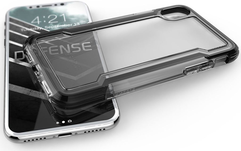 Raptic Clear Apple iPhone XS / X Hoesje Transparant/Zwart afbeelding 8