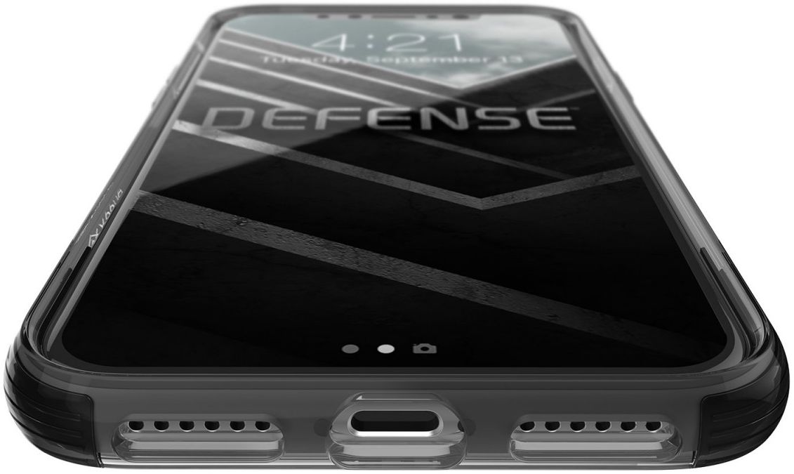 Raptic Clear Apple iPhone XS / X Hoesje Transparant/Zwart afbeelding 10