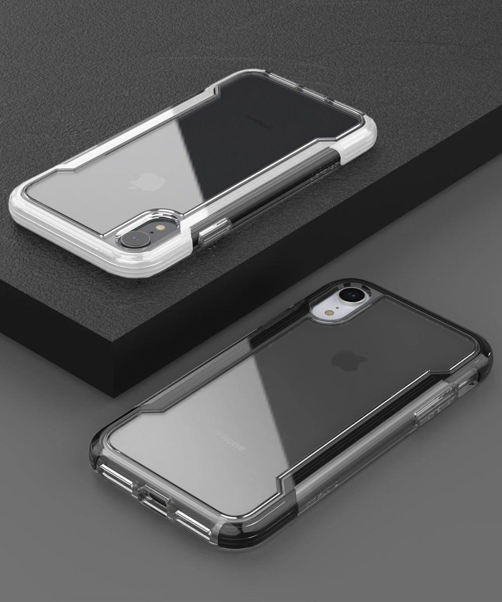 Raptic Clear Apple iPhone XS Max hoesje transparant wit afbeelding 4
