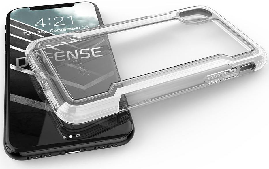 Raptic Clear Apple iPhone XS Max hoesje transparant wit afbeelding 6