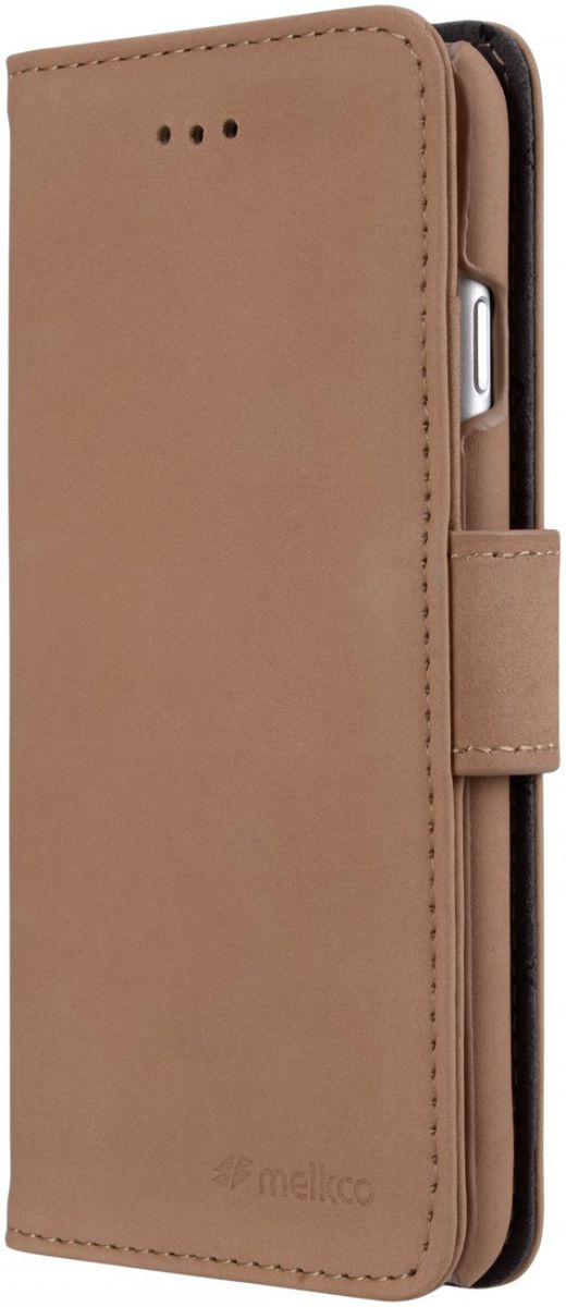 Melkco Apple iPhone 7 / 8 Book Case Echt Leer Vintage Bruin afbeelding 2