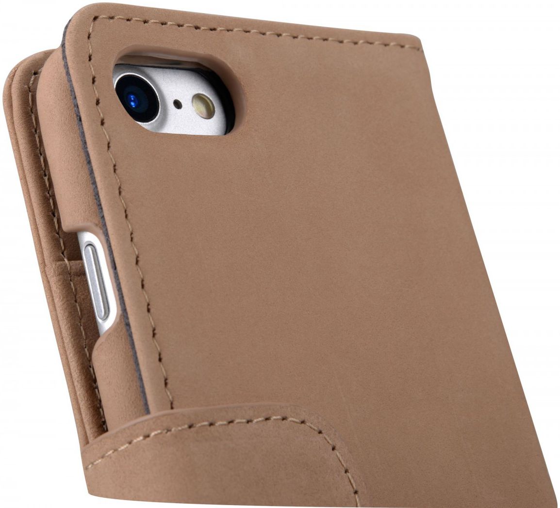 Melkco Apple iPhone 7 / 8 Book Case Echt Leer Vintage Bruin afbeelding 6