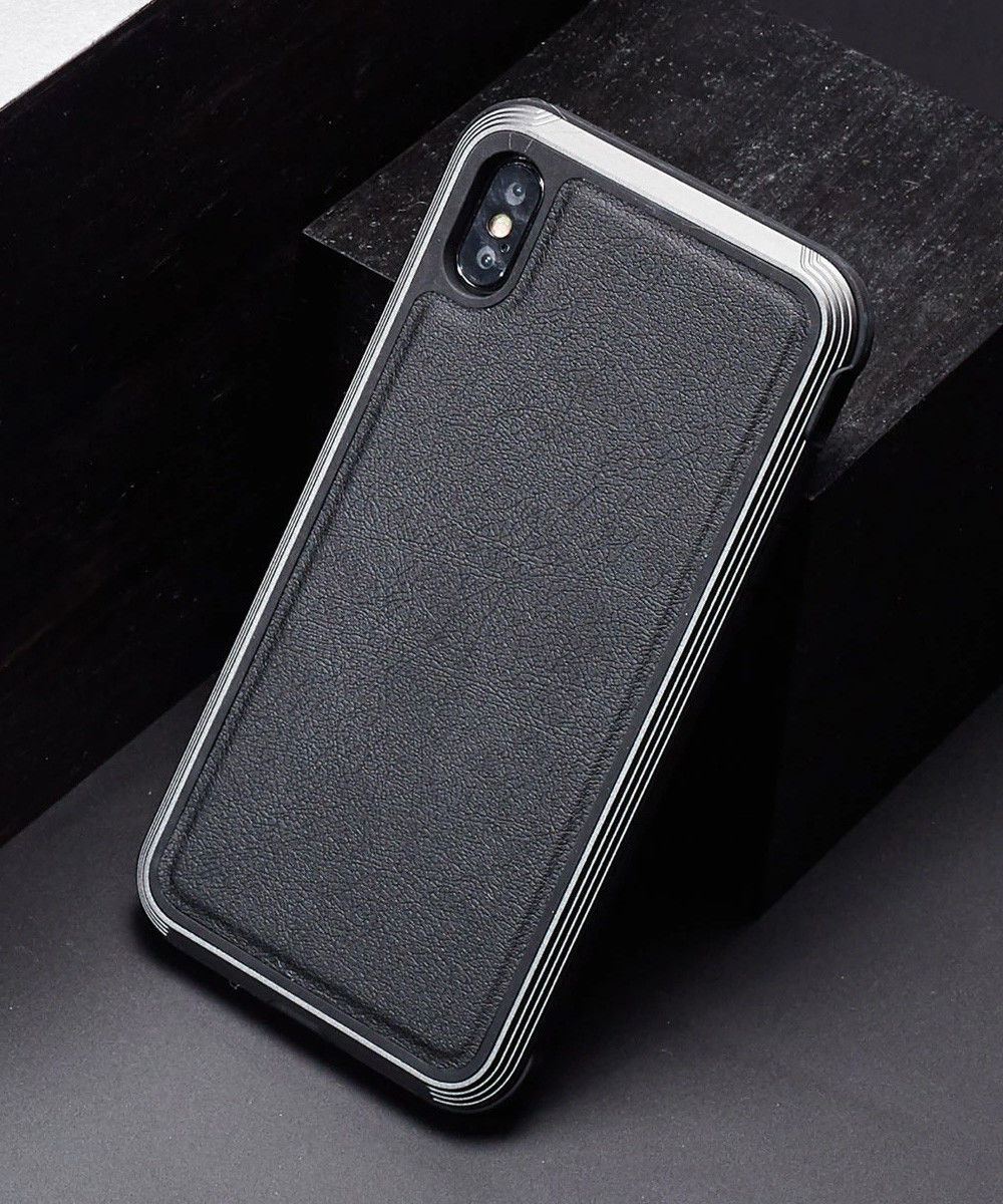 Raptic Lux Apple iPhone XS Max hoesje leather zwart afbeelding 5