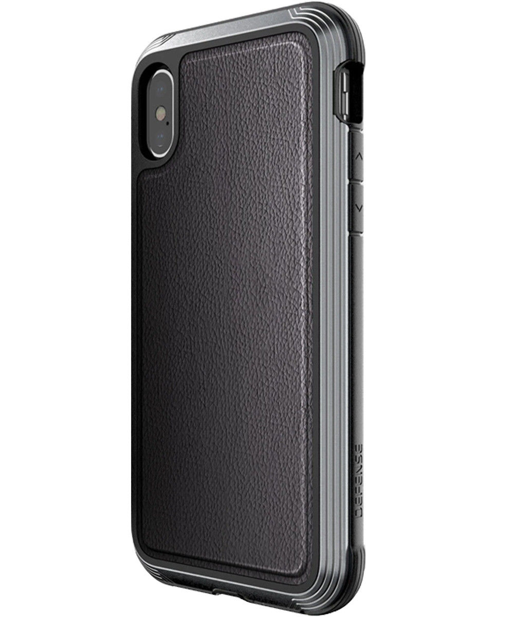 Raptic Lux Apple iPhone XS Max hoesje leather zwart afbeelding 6