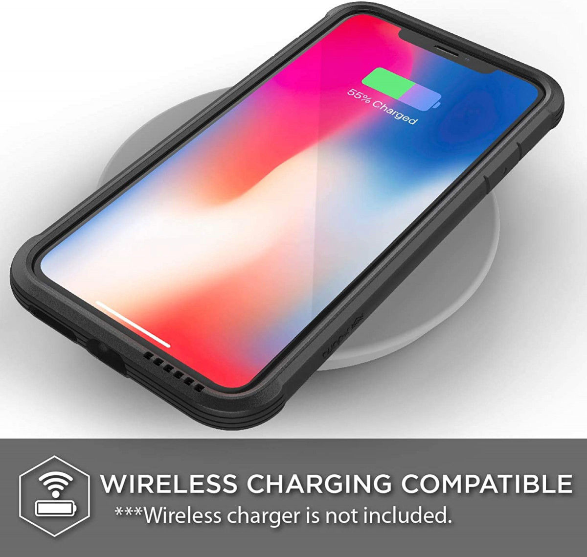 Raptic Shield Apple iPhone XS Max Hoesje Transparant/Zwart afbeelding 9