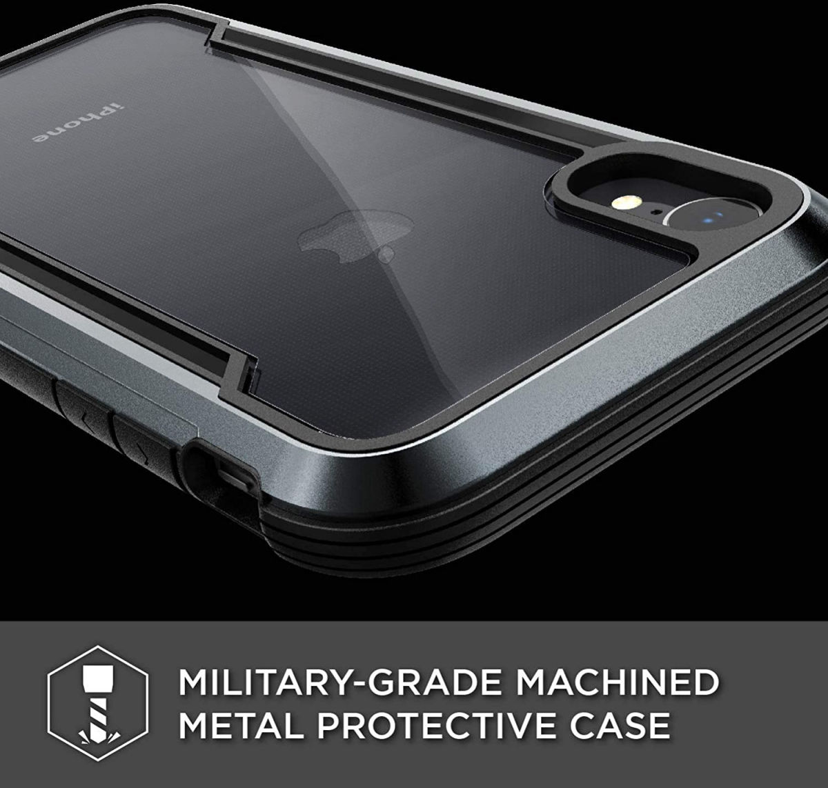 Raptic Shield Apple iPhone XR Hoesje Militair Getest 3M Zwart afbeelding 6