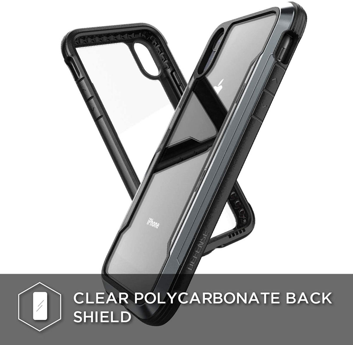Raptic Shield Apple iPhone XR Hoesje Militair Getest 3M Zwart afbeelding 7