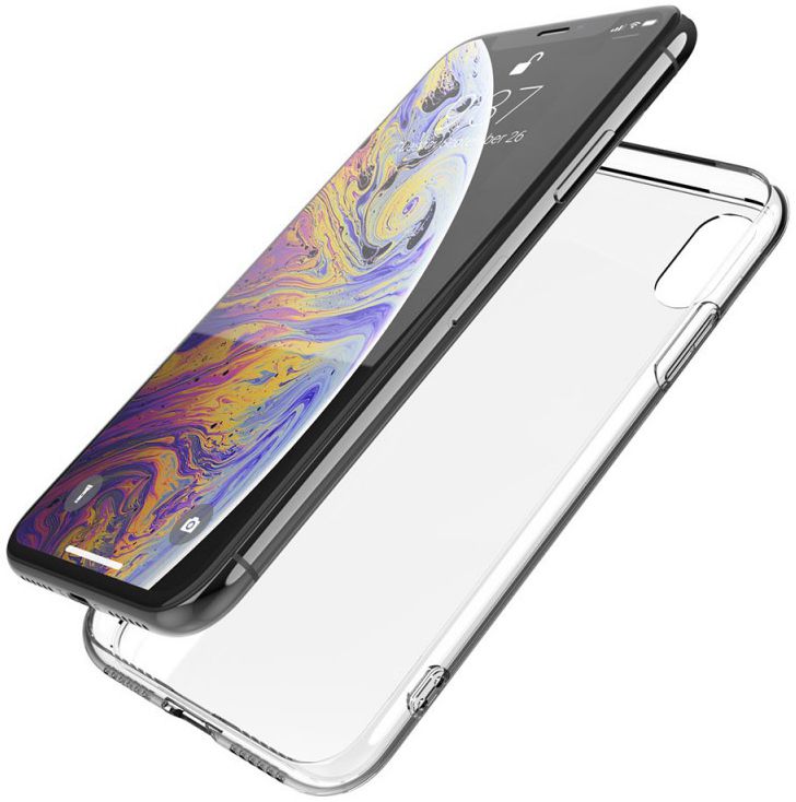 Raptic Glass Plus Apple iPhone XS Max Hoesje Transparant afbeelding 3