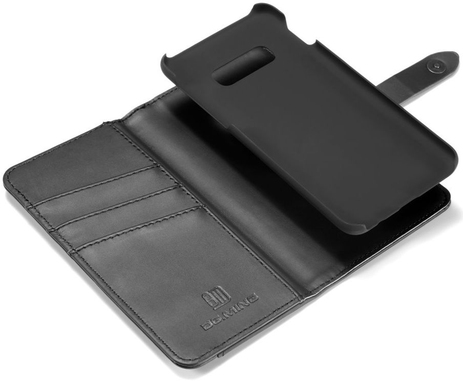 Samsung Galaxy S10E Leren 2-in-1 Bookcase en Back Cover Hoesje Zwart afbeelding 11
