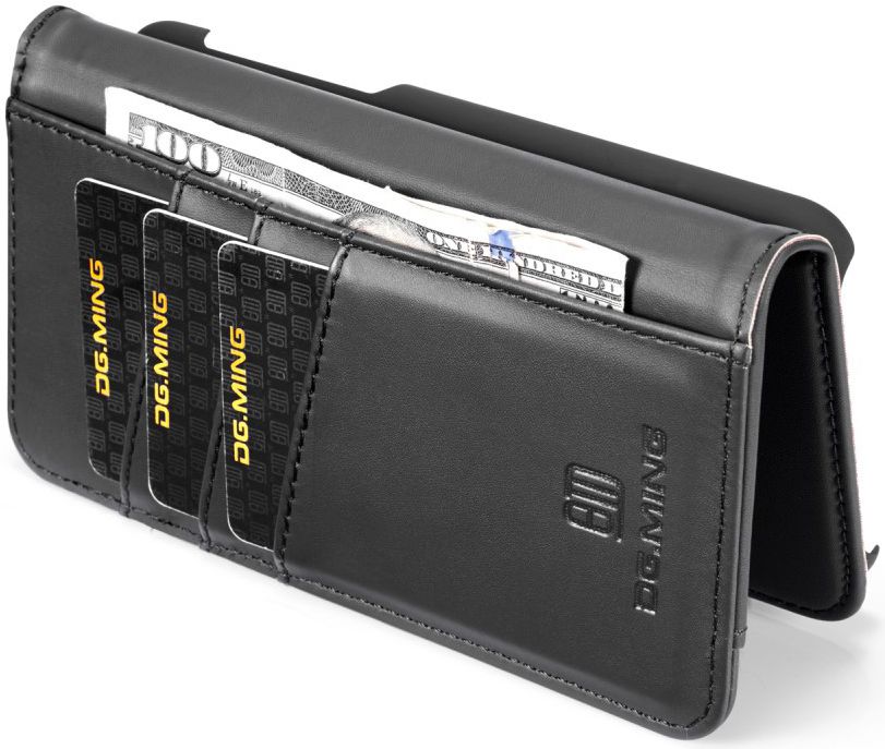 Samsung Galaxy S10E Leren 2-in-1 Bookcase en Back Cover Hoesje Zwart afbeelding 15
