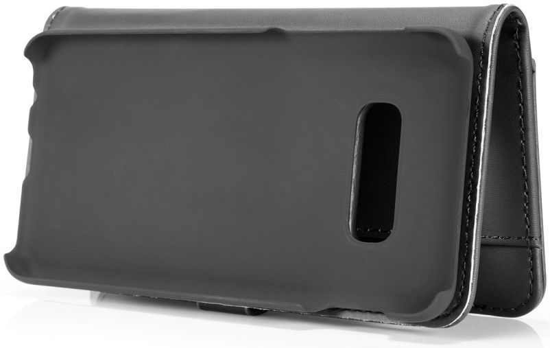 Samsung Galaxy S10E Leren 2-in-1 Bookcase en Back Cover Hoesje Zwart afbeelding 4