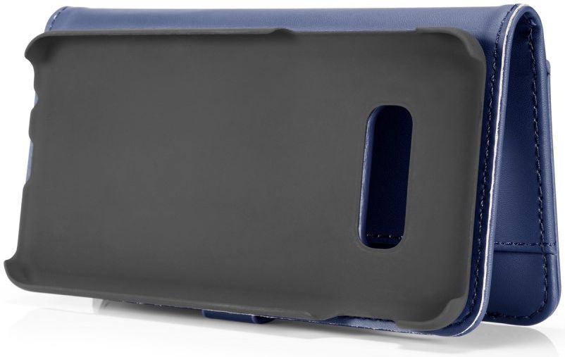 Samsung Galaxy S10E Leren 2-in-1 Bookcase en Back Cover Hoesje Blauw afbeelding 4