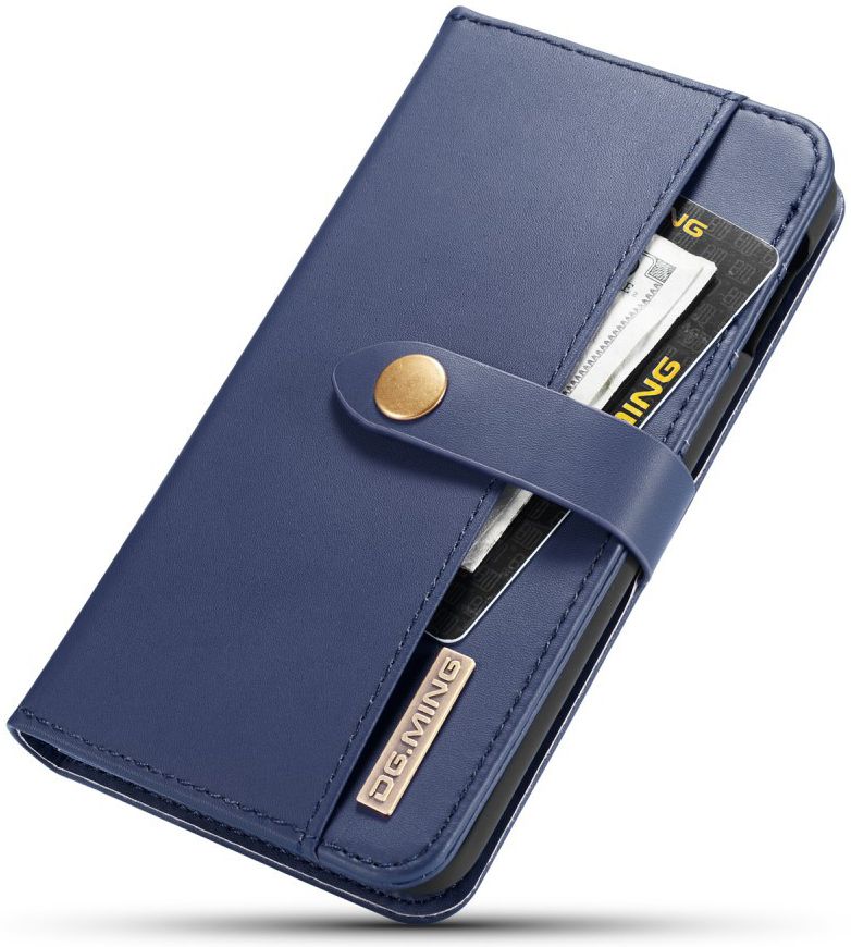 Samsung Galaxy S10E Leren 2-in-1 Bookcase en Back Cover Hoesje Blauw afbeelding 5
