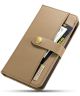 Samsung Galaxy S10E Leren 2-in-1 Bookcase en Back Cover Hoesje Bruin