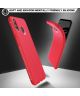 Samsung Galaxy M20 Power Twill Slim Texture Back Cover Rood