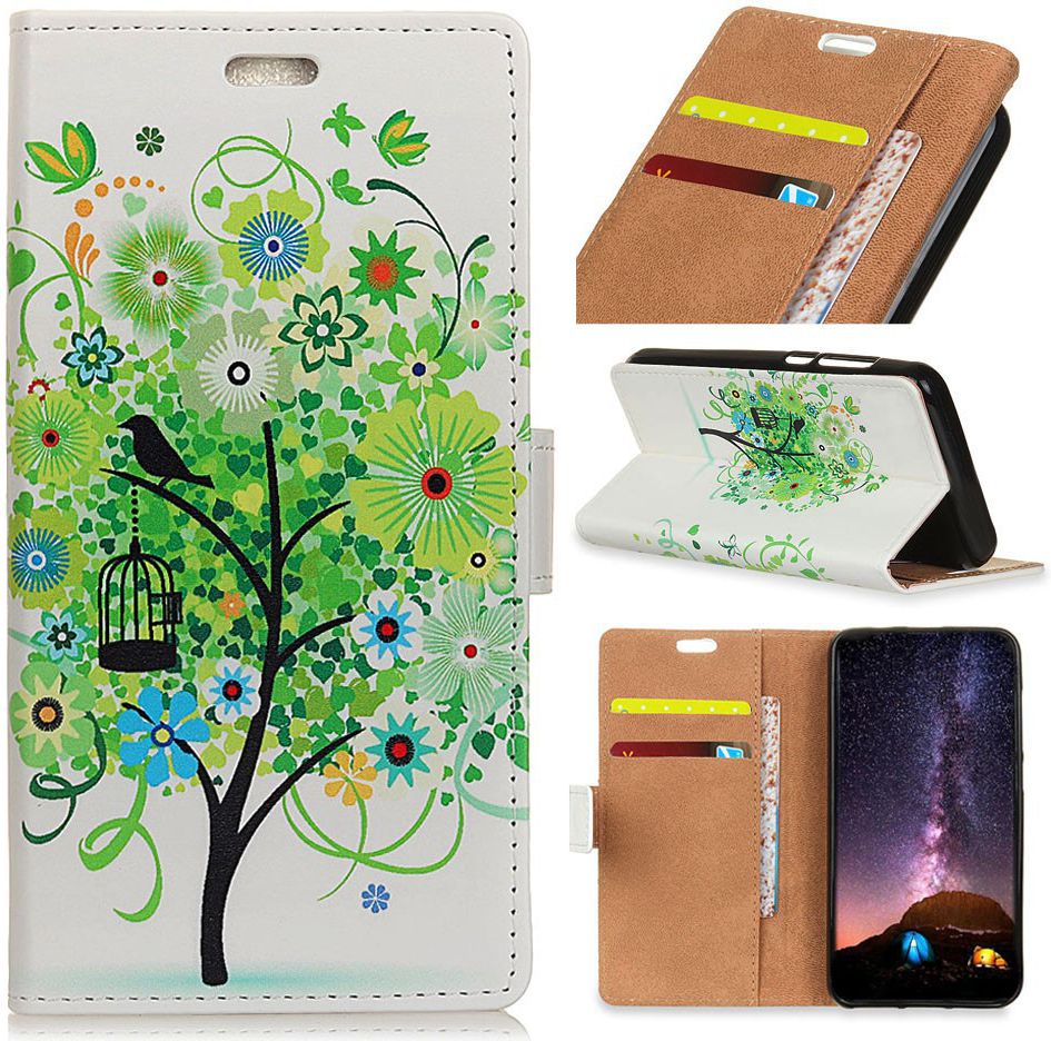 Motorola Moto G7 Power Portemonnee Hoesje met Kleurrijke Bloemen Print afbeelding 6