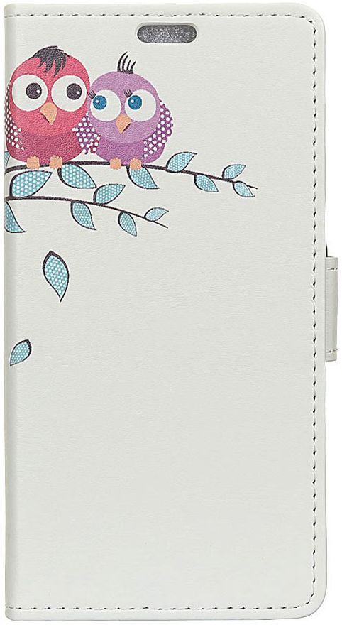 Motorola Moto G7 Power Portemonnee Hoesje met Owl Tree Print afbeelding 1