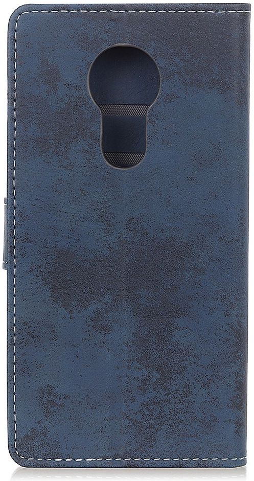 Motorola Moto G7 Power Vintage Portemonnee Hoesje Blauw afbeelding 6