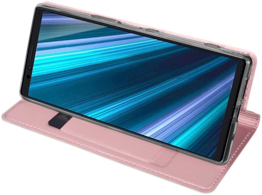 Dux Ducis Skin Pro Series Flip Hoesje Sony Xperia 1 Roze Goud afbeelding 5