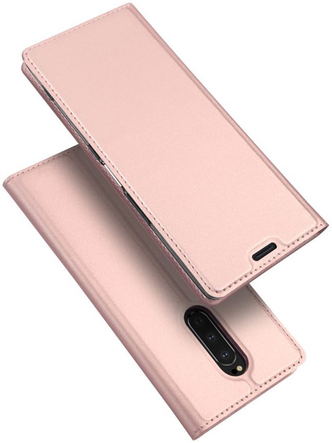 Dux Ducis Skin Pro Series Flip Hoesje Sony Xperia 1 Roze Goud afbeelding 6