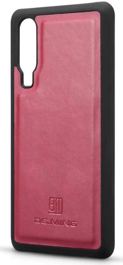Huawei P30 Leren 2-in-1 Bookcase en Back Cover Hoesje Rood afbeelding 11
