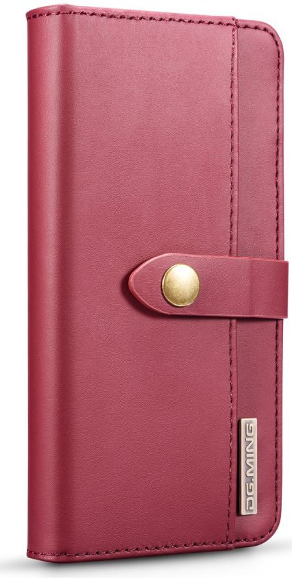 Huawei P30 Leren 2-in-1 Bookcase en Back Cover Hoesje Rood afbeelding 7