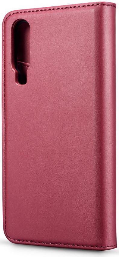 Huawei P30 Leren 2-in-1 Bookcase en Back Cover Hoesje Rood afbeelding 10