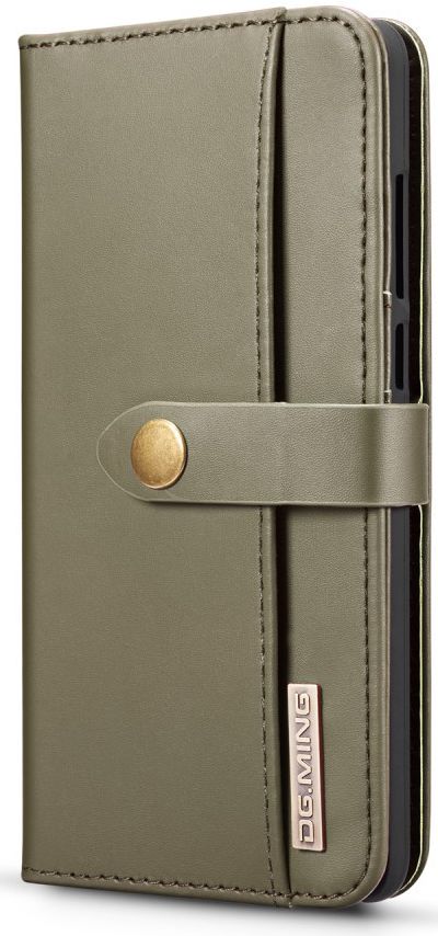 Huawei P30 Leren 2-in-1 Bookcase en Back Cover Hoesje Groen afbeelding 9