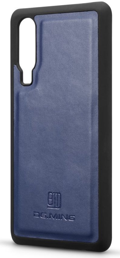 Huawei P30 Leren 2-in-1 Bookcase en Back Cover Hoesje Blauw afbeelding 11