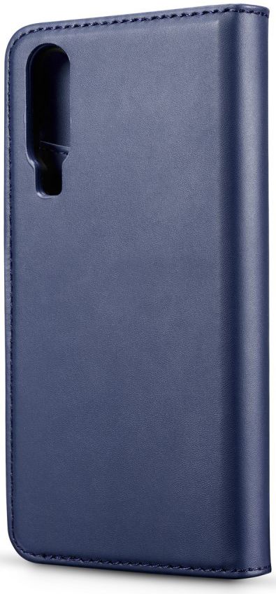 Huawei P30 Leren 2-in-1 Bookcase en Back Cover Hoesje Blauw afbeelding 7