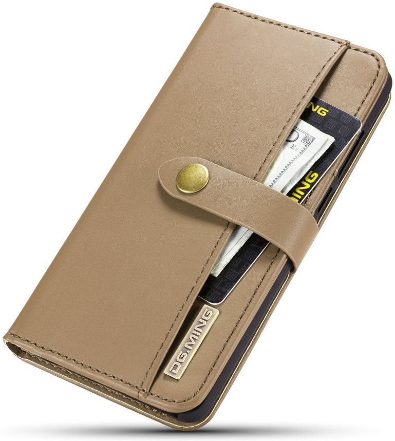 Huawei P30 Leren 2-in-1 Bookcase en Back Cover Hoesje Bruin afbeelding 15