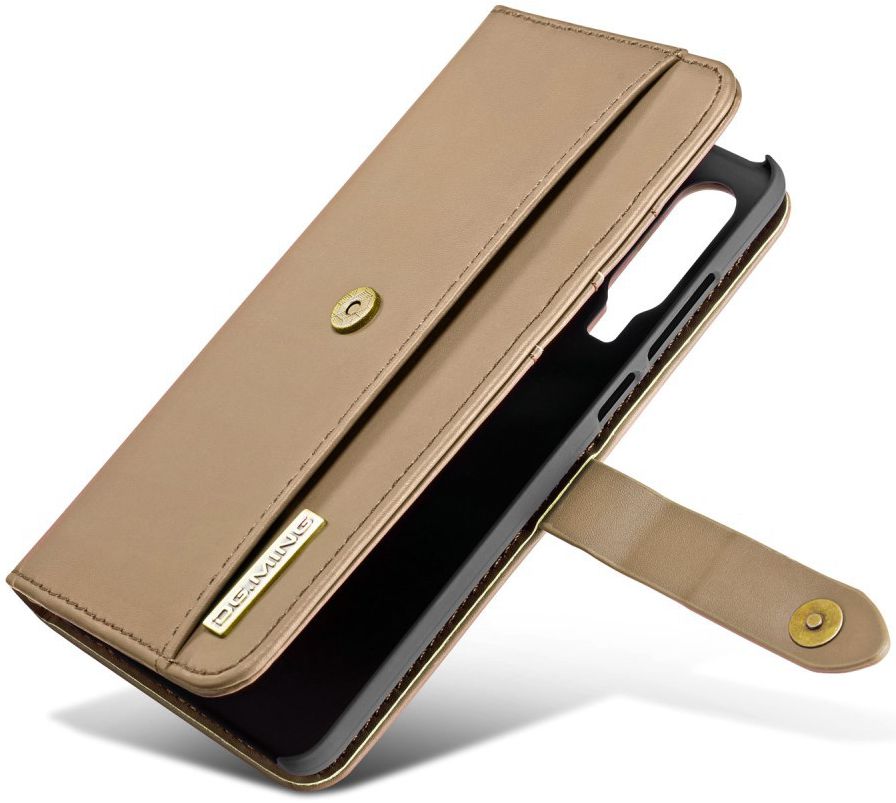 Huawei P30 Leren 2-in-1 Bookcase en Back Cover Hoesje Bruin afbeelding 5