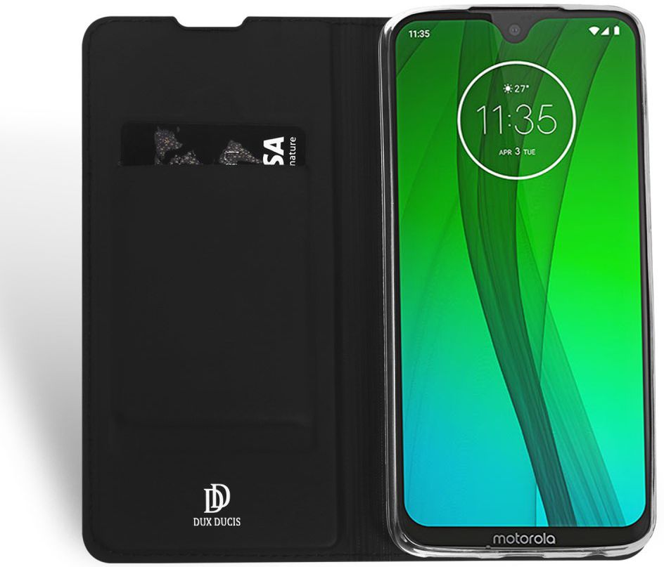 Dux Ducis Premium Book Case Motorola Moto G7 / G7 Plus Hoesje Zwart afbeelding 4