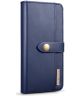 Samsung Galaxy S10 Leren 2-in-1 Bookcase en Back Cover Hoesje Blauw