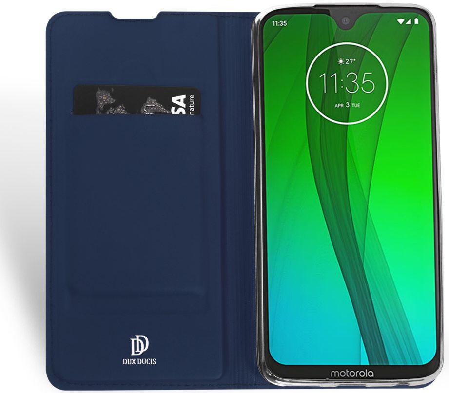 Dux Ducis Premium Book Case Motorola Moto G7 / G7 Plus Hoesje Blauw afbeelding 4