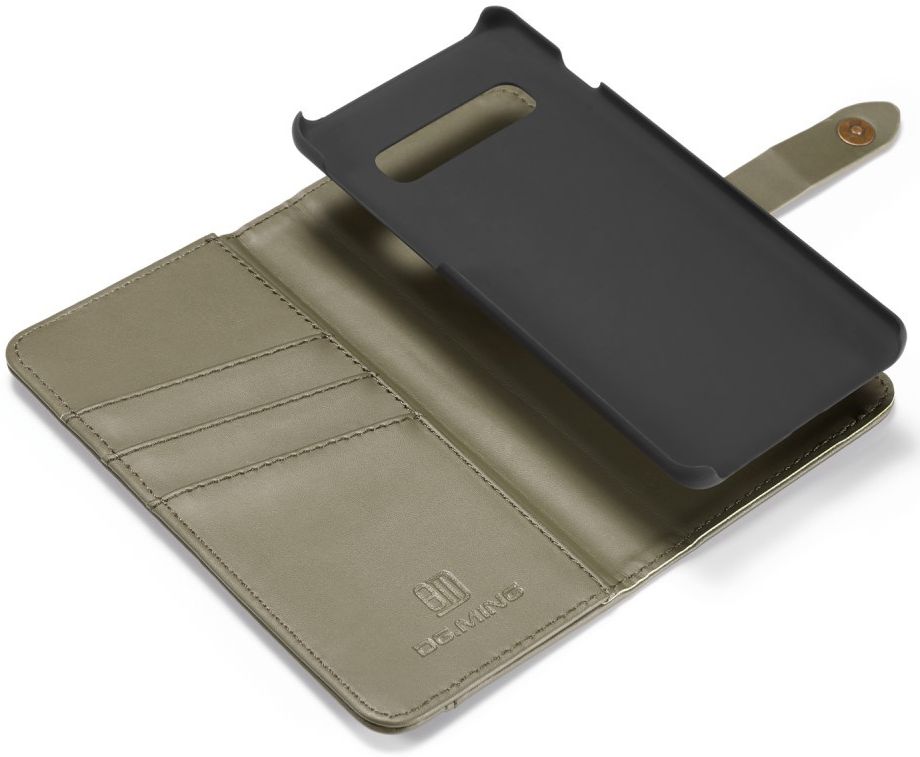 Samsung Galaxy S10 Plus 2-in-1 Bookcase en Back Cover Hoesje Groen afbeelding 2