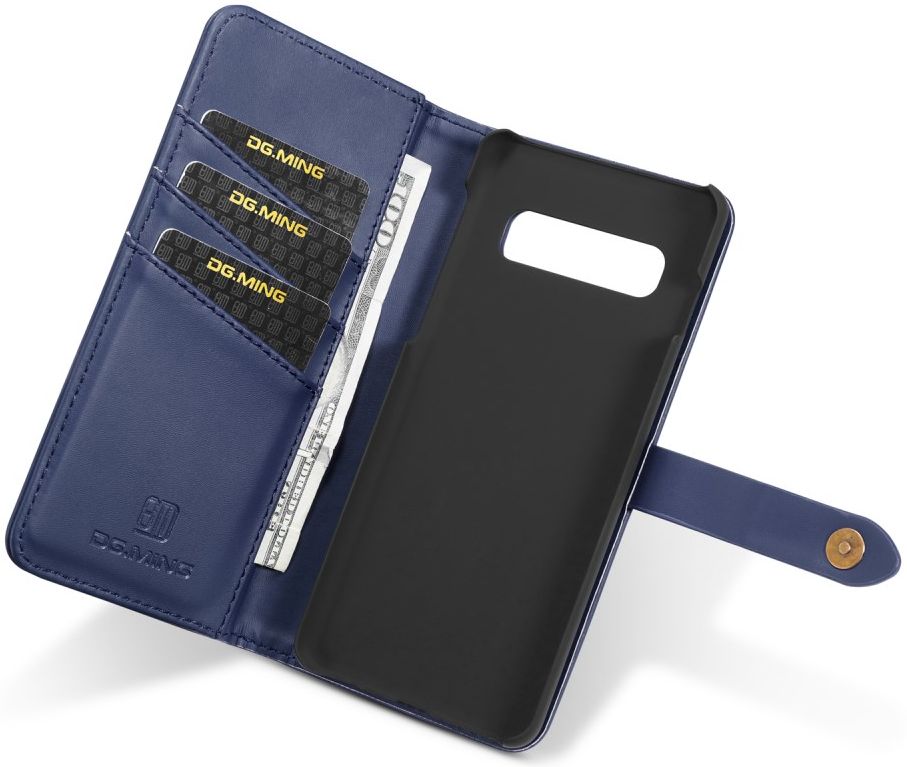 Samsung Galaxy S10 Plus 2-in-1 Bookcase en Back Cover Hoesje Blauw afbeelding 6