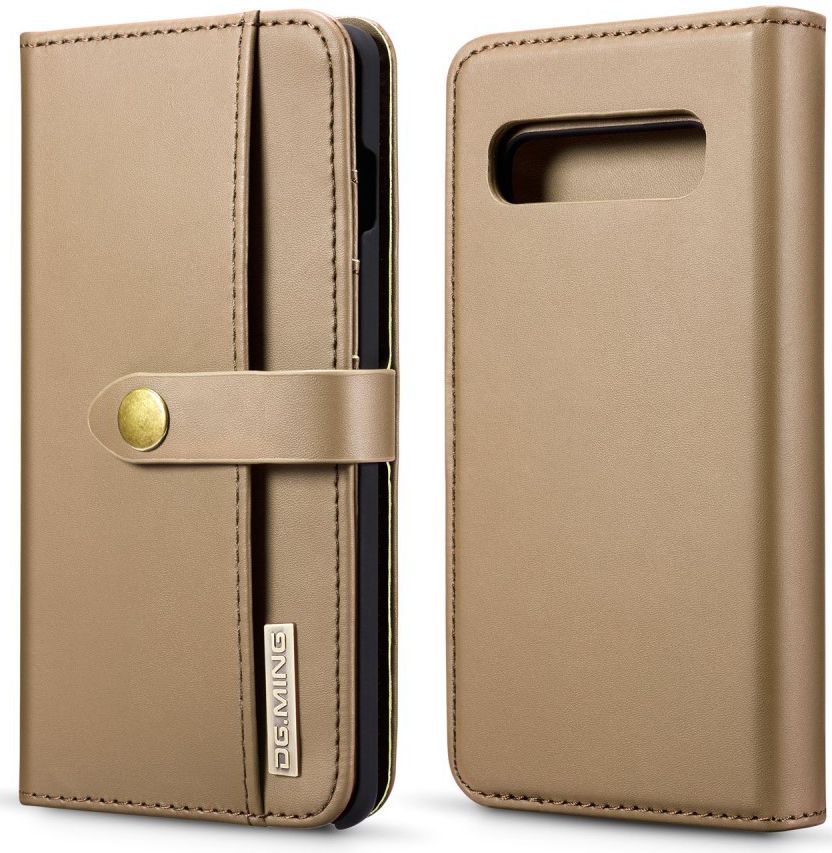 Samsung Galaxy S10 Plus 2-in-1 Bookcase en Back Cover Hoesje Bruin afbeelding 15