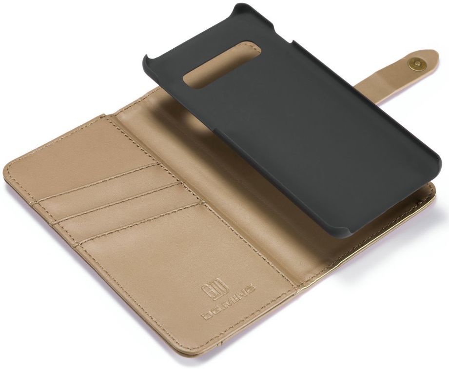 Samsung Galaxy S10 Plus 2-in-1 Bookcase en Back Cover Hoesje Bruin afbeelding 2