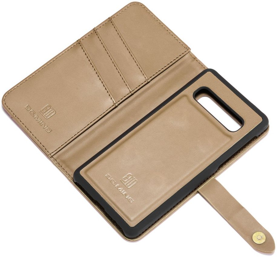 Samsung Galaxy S10 Plus 2-in-1 Bookcase en Back Cover Hoesje Bruin afbeelding 6