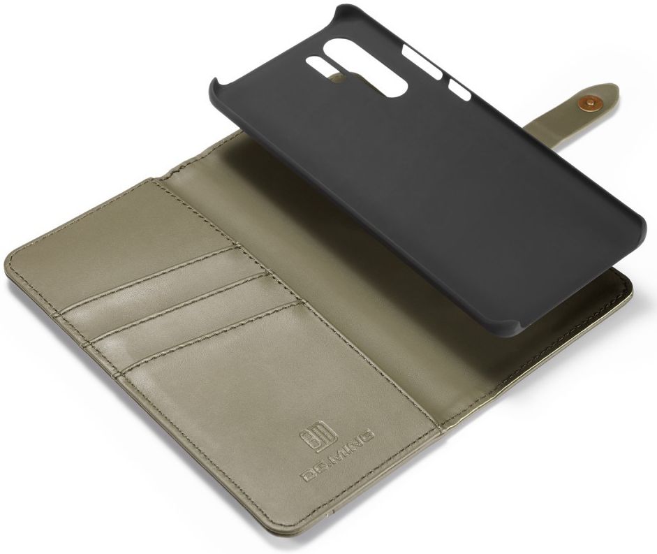 Huawei P30 Pro Leren 2-in-1 Bookcase en Back Cover Hoesje Groen afbeelding 2