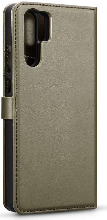 Huawei P30 Pro Leren 2-in-1 Bookcase en Back Cover Hoesje Groen afbeelding 7